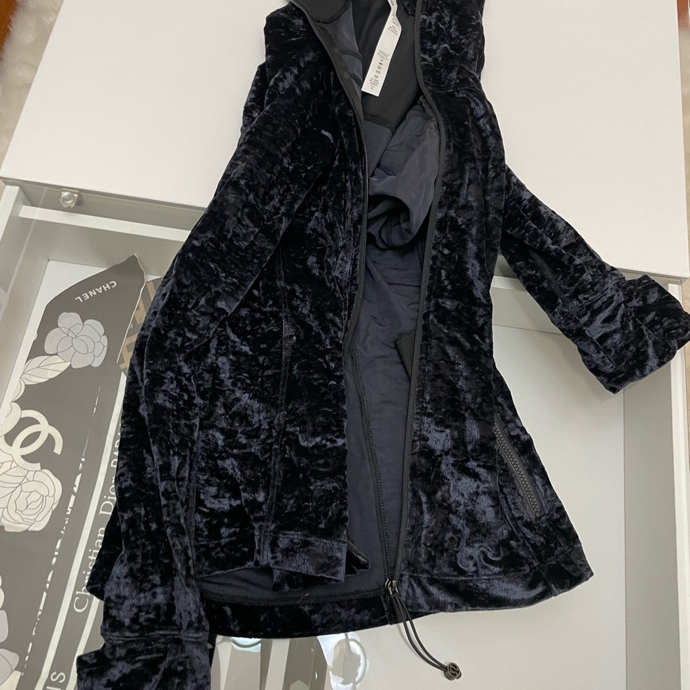 Lululemon Athletica Charcoal Velvet Jacket